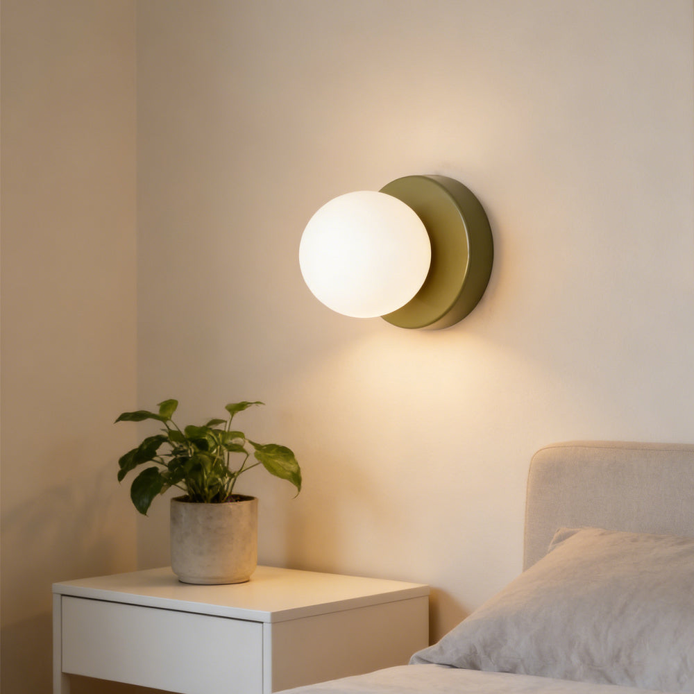 Glass Dome LED Wall Light
