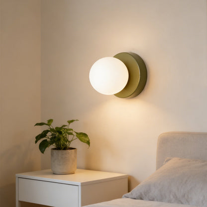 Glass Dome LED Wall Light