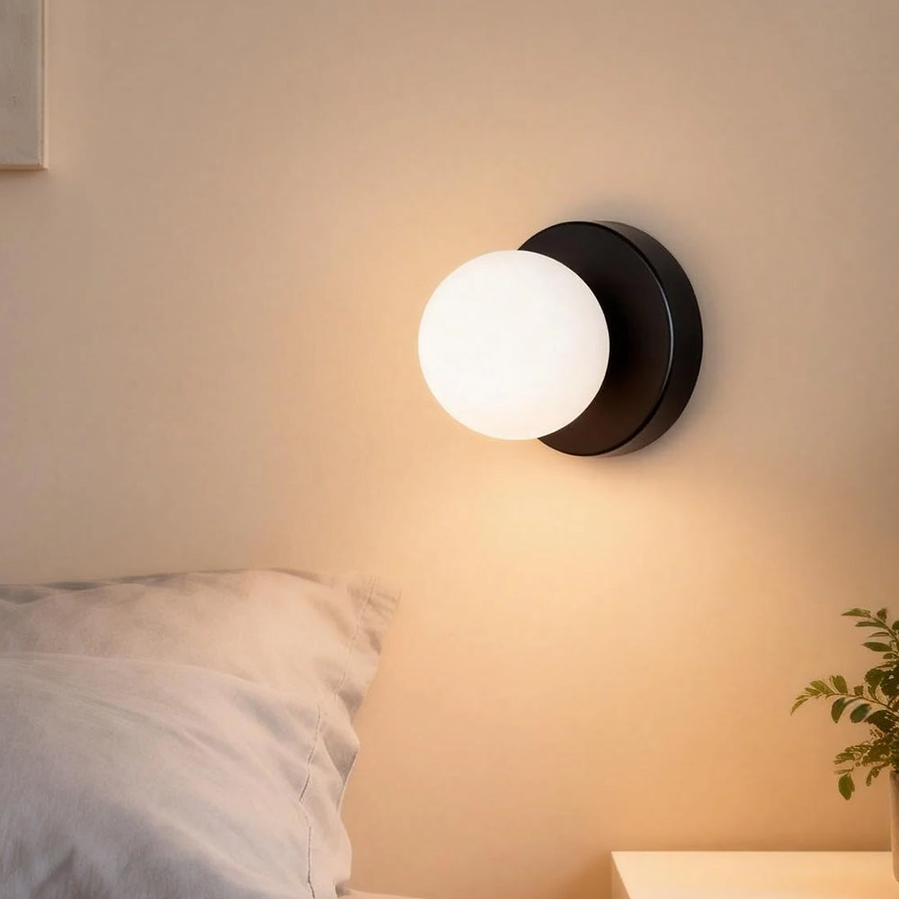 Glass Dome LED Wall Light