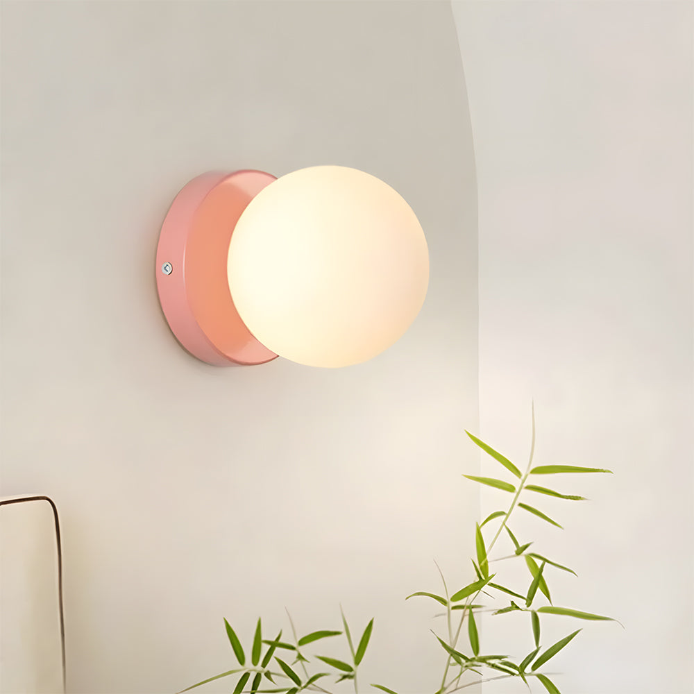 Glass Dome LED Wall Light