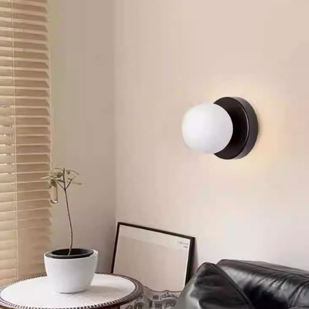 Glass Dome LED Wall Light