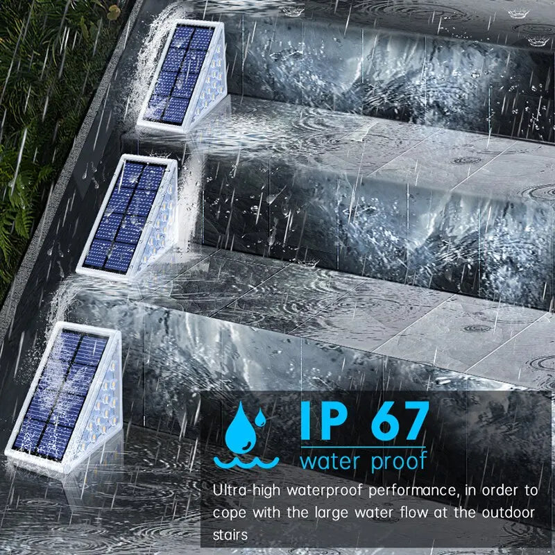 Outdoor Solar Step Pathway Lights