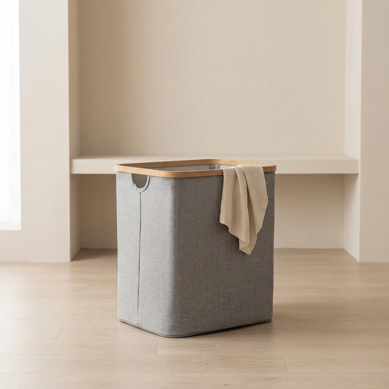 Laundry Basket Collapsible Fabric in Foldable & Lightweight Design