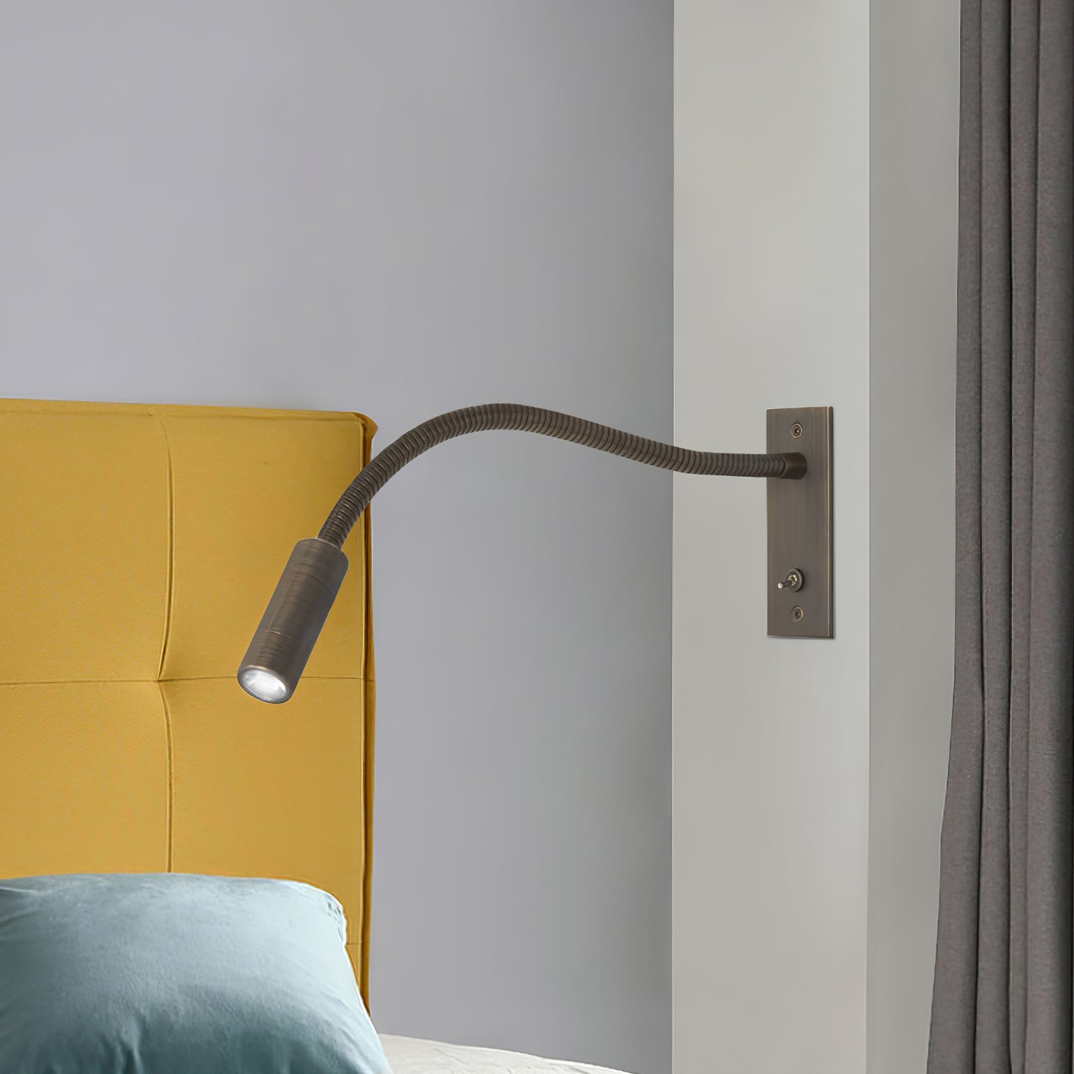 Art Deco Wall Light | Curved Linear LED Bar Sconce Fixture