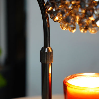 Crystal Shade Candle Warmer Lamp with Dimmer