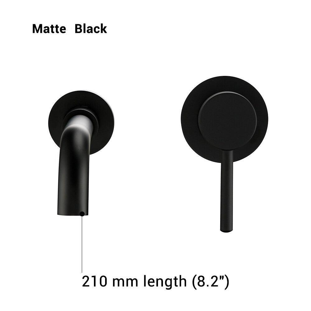 Katri - Wash Basin Bathroom Sink Faucets BO-HA Matte Black 210 mm