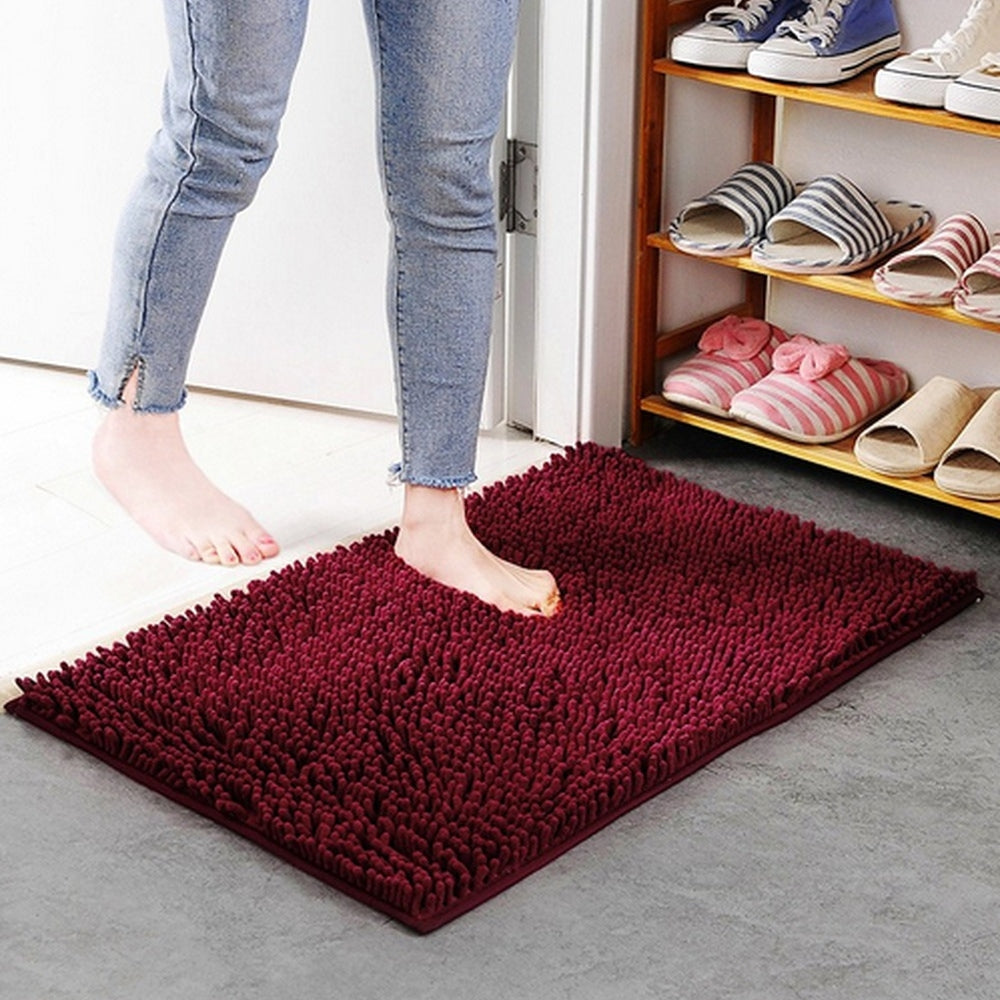 Mavi | Chenille Bath Mat – Ultra-Absorbent Non-Slip Design 4