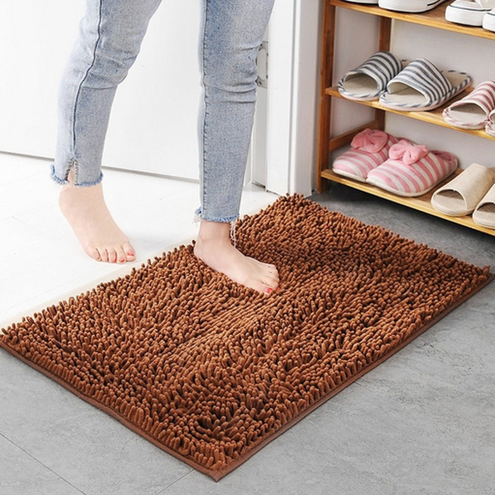 Mavi | Chenille Bath Mat – Ultra-Absorbent Non-Slip Design 6