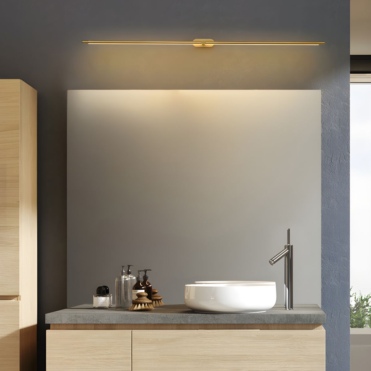 Sleek Wall Light | Straight Slim Linear LED Sconce Strip