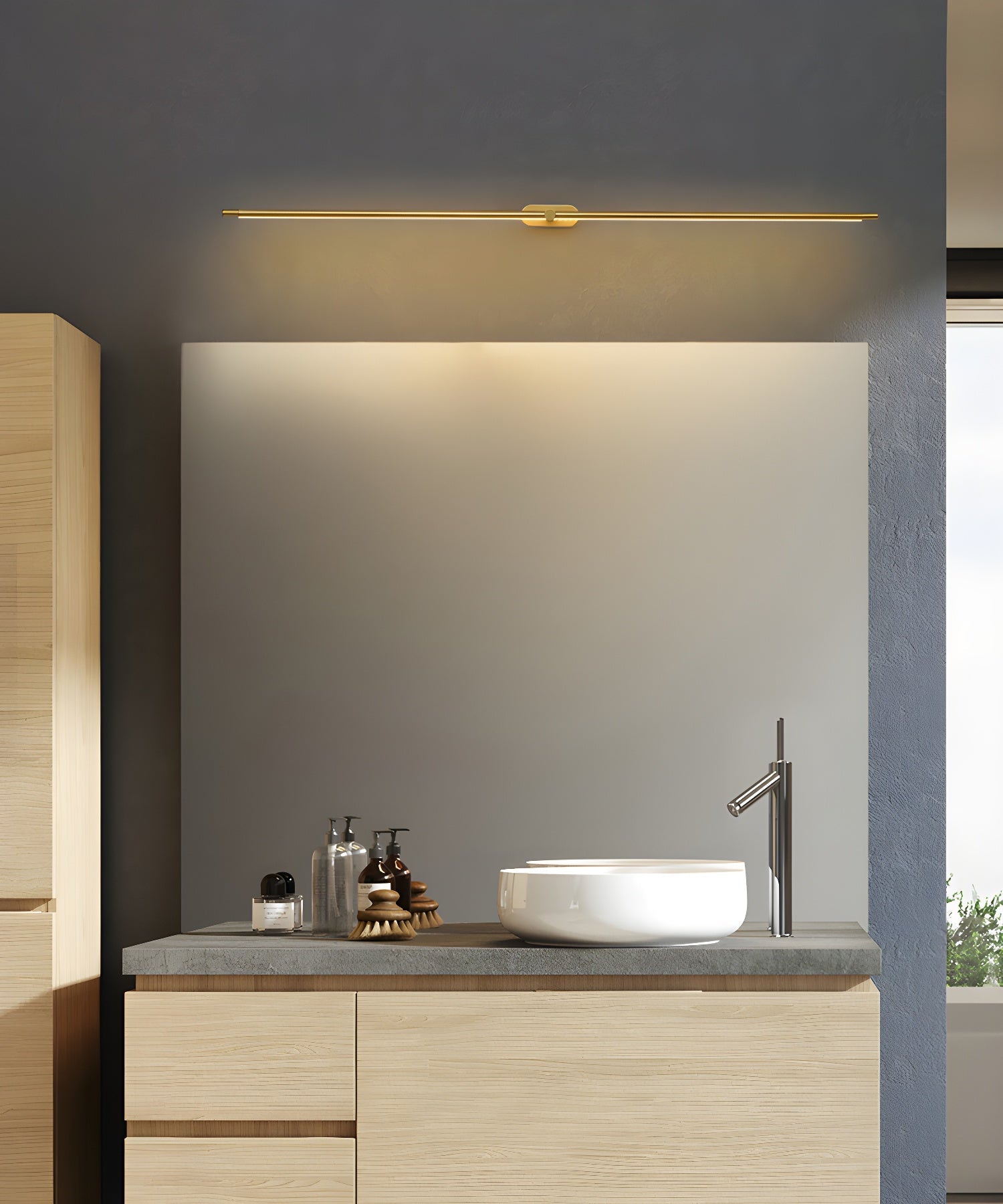 Sleek Wall Light | Straight Slim Linear LED Sconce Strip