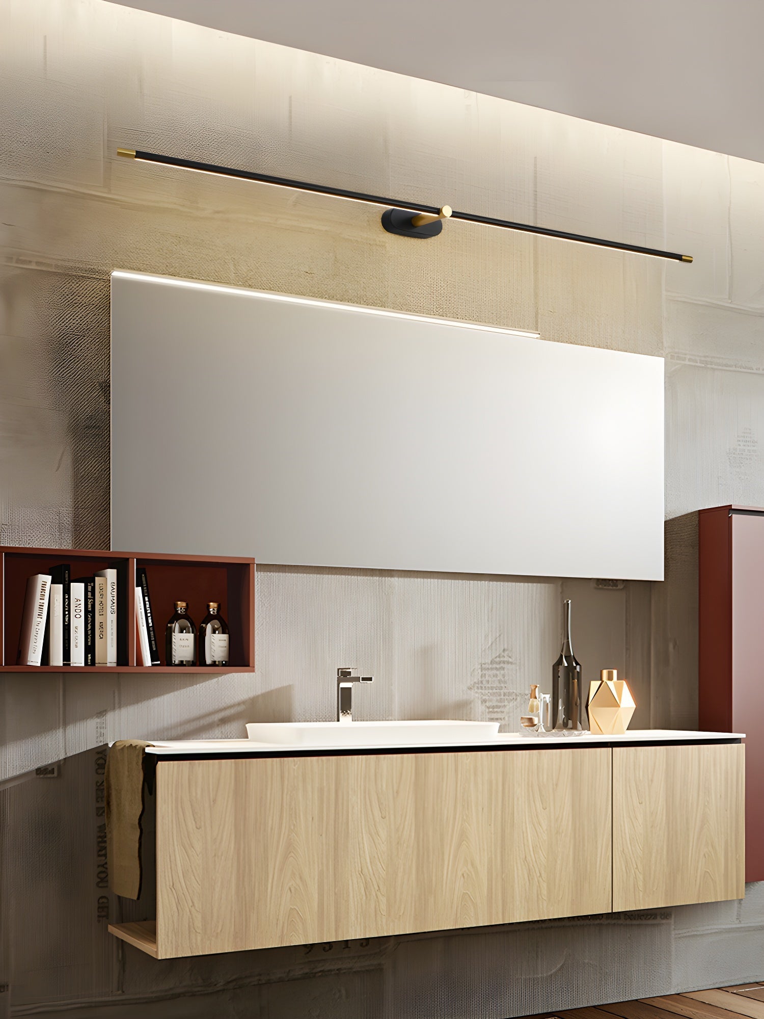 Sleek Wall Light | Straight Slim Linear LED Sconce Strip