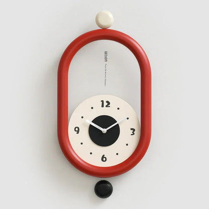 Oval Pendulum Wall Clock
