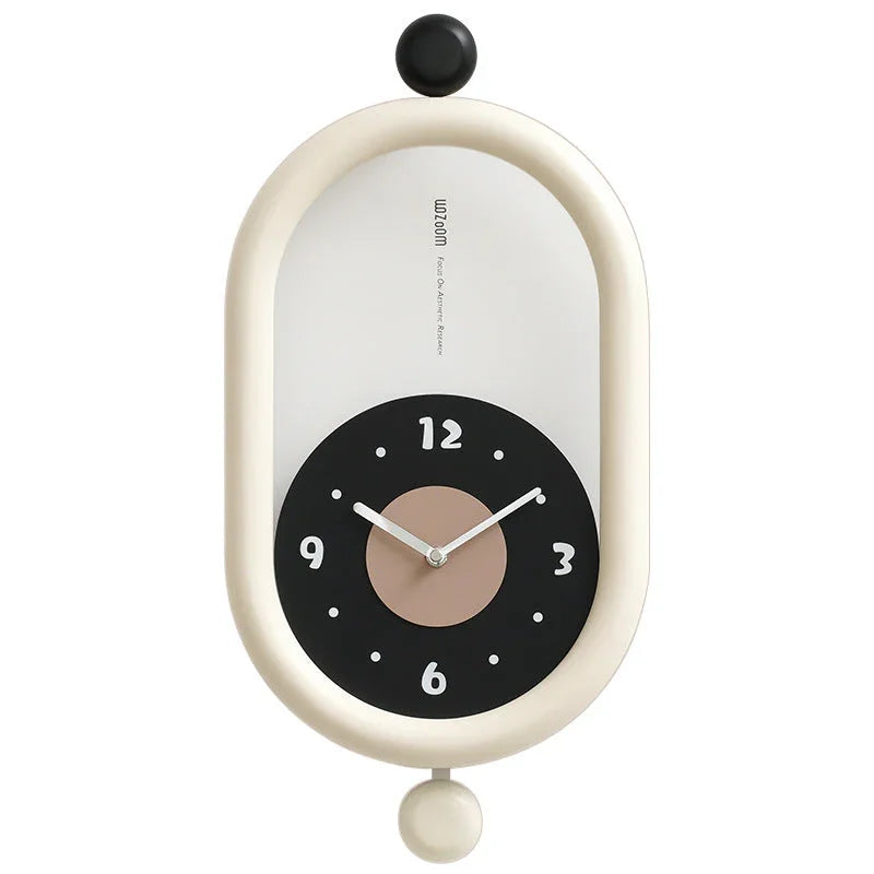 Oval Pendulum Wall Clock