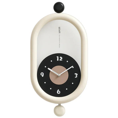Oval Pendulum Wall Clock