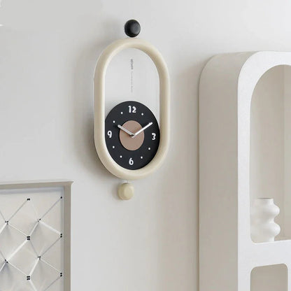 Oval Pendulum Wall Clock