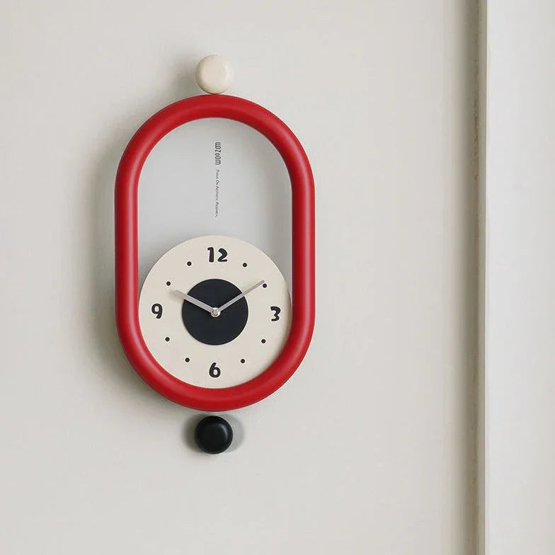 Oval Pendulum Wall Clock