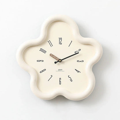 Flower Shape Pendulum Wall Clock