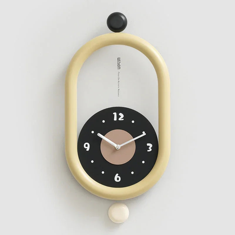 Oval Pendulum Wall Clock