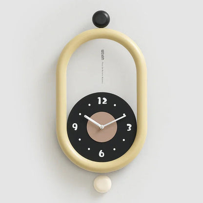 Oval Pendulum Wall Clock
