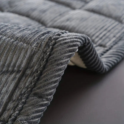 Textured Mat Couch Cover | Vertical Quilted Sofa Bedding