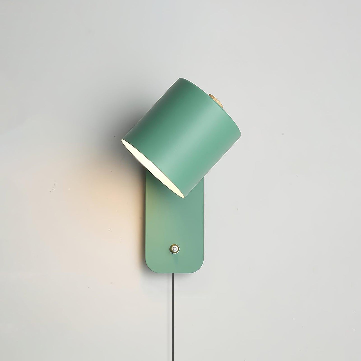 Plug-In Adjustable Cylinder Wall Light