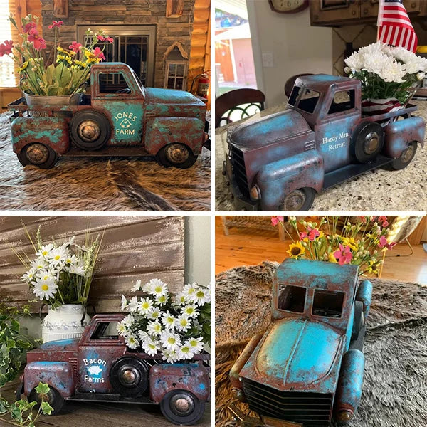 Vintage Truck Planter Pot