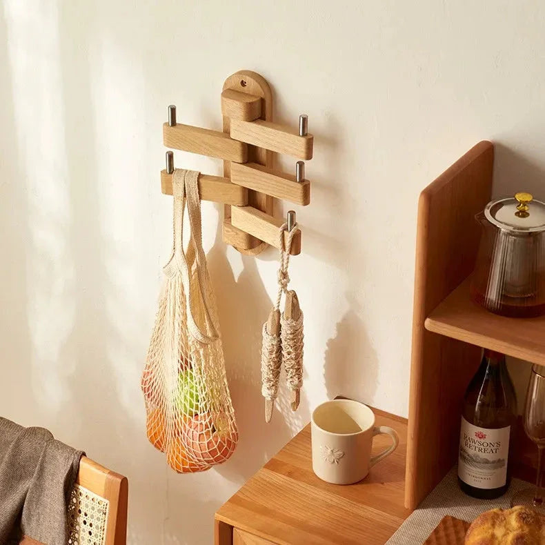 Rotating Arm Wall Mounted Coat Rack