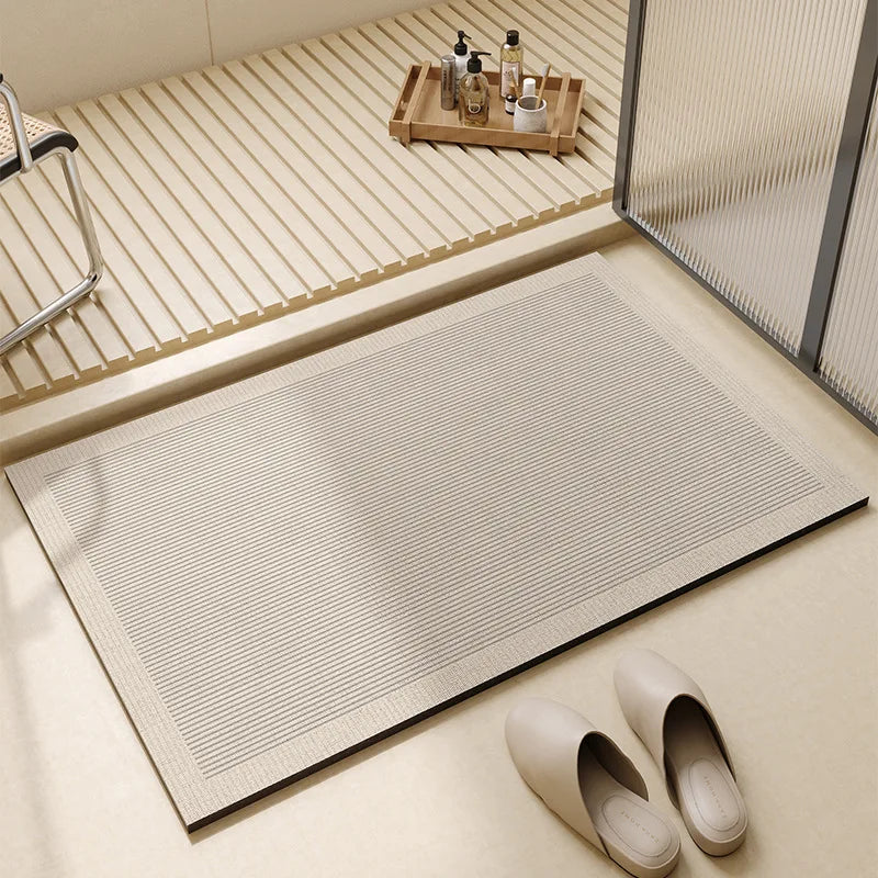 Ultra Absorbent Bath Mat | Fast-Drying Non-Slip Bathroom Rug