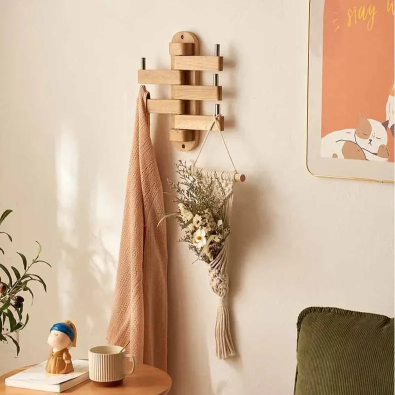 Rotating Arm Wall Mounted Coat Rack