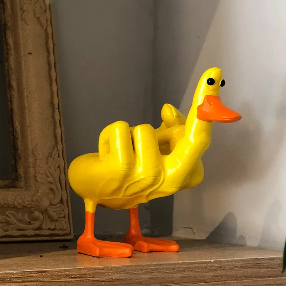 ArtZ® Duck With A Bad Attitude Sculpture Duck With A Bad Attitude Sculpture