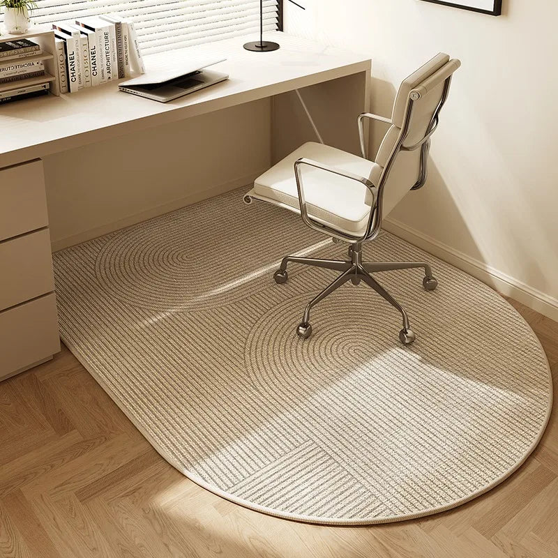 Striped Office Chair Mat | 100cm Non-Slip Floor Protector