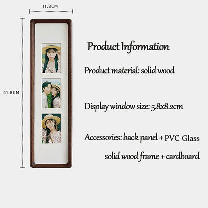 Horizontal-Orientation Floating Acrylic Photo Frame