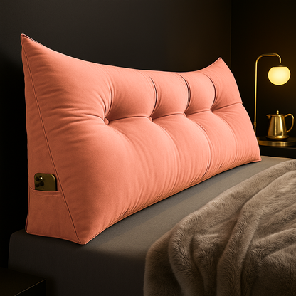 Large Bed Wedge Pillow | Angled Foam Support