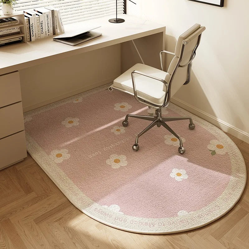 Striped Office Chair Mat | 100cm Non-Slip Floor Protector