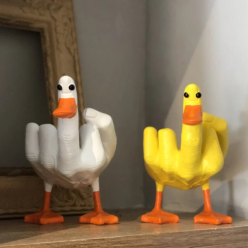 ArtZ® Duck With A Bad Attitude Sculpture Duck With A Bad Attitude Sculpture