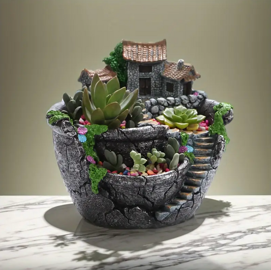 Antique Architecture Stone Planter Pot