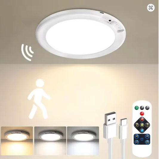 Stick-On Motion Sensor Ceiling Light