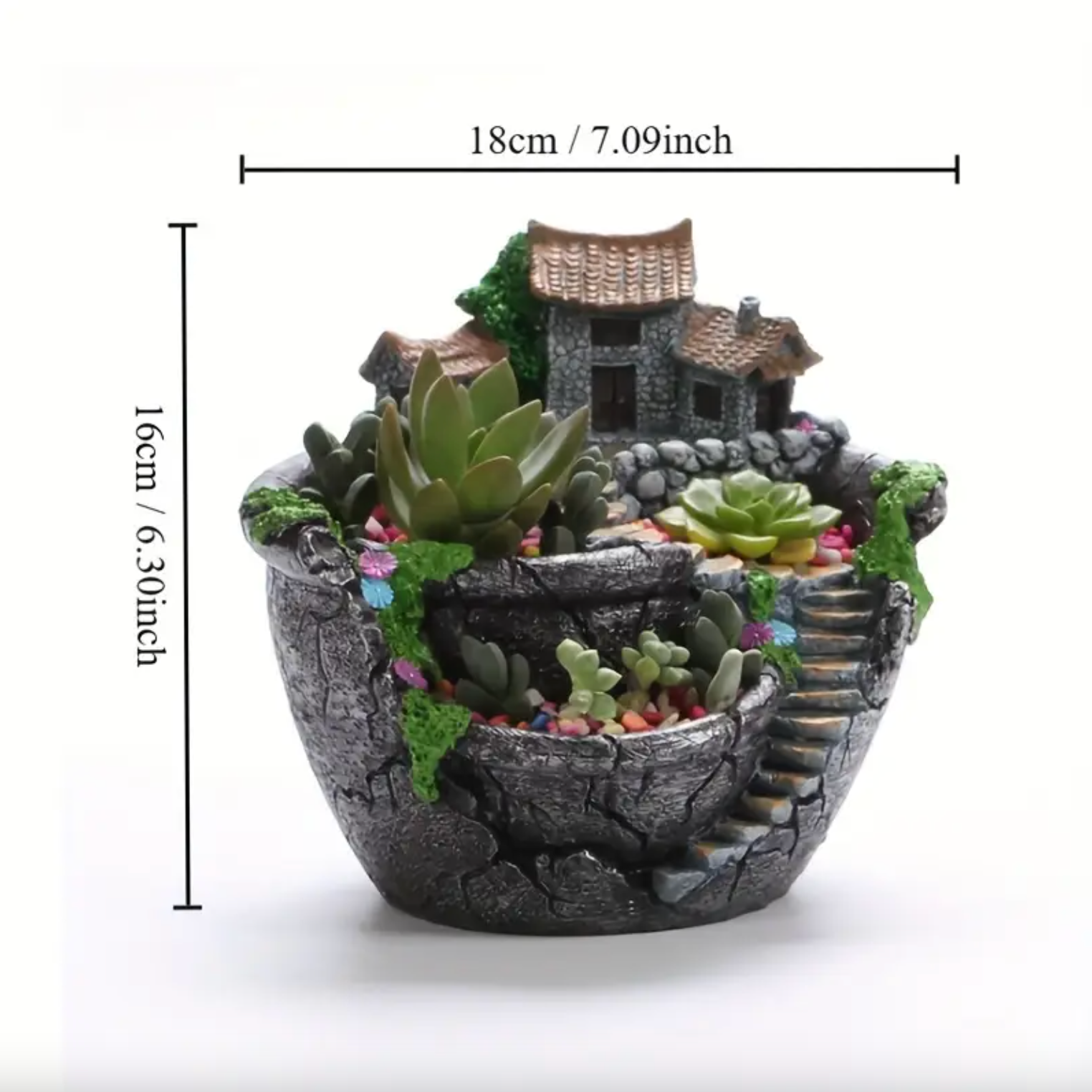 Antique Architecture Stone Planter Pot