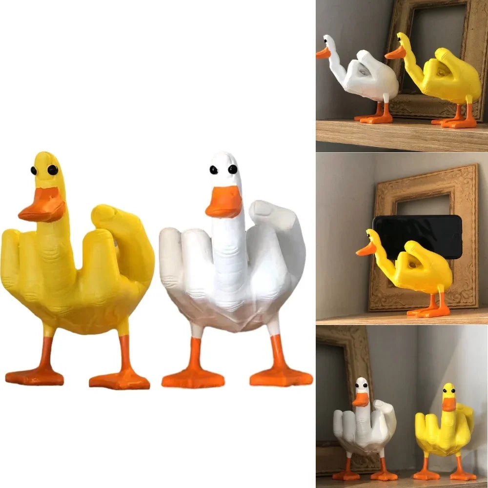 ArtZ® Duck With A Bad Attitude Sculpture Duck With A Bad Attitude Sculpture