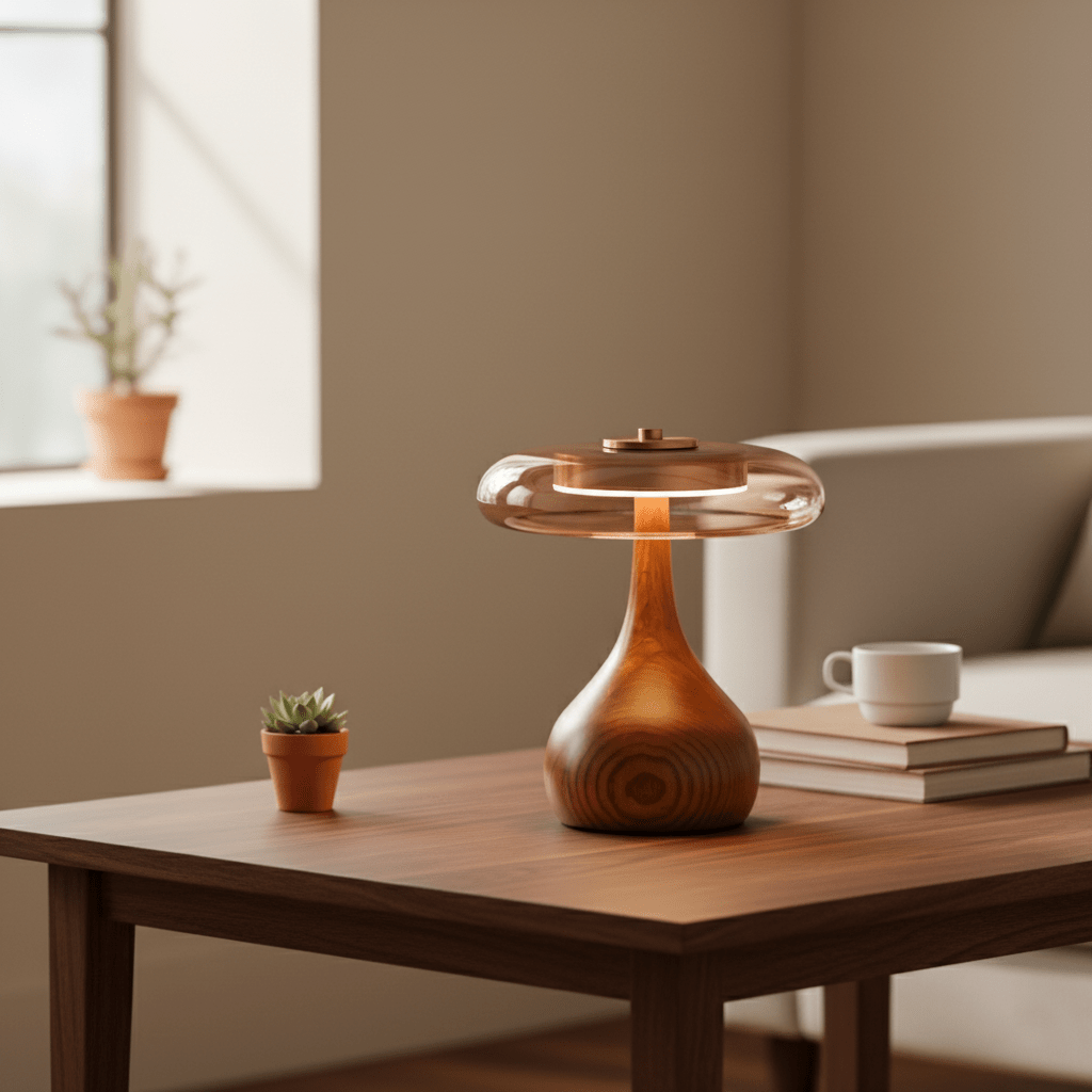 Marble Sphere Accent Table Lamp