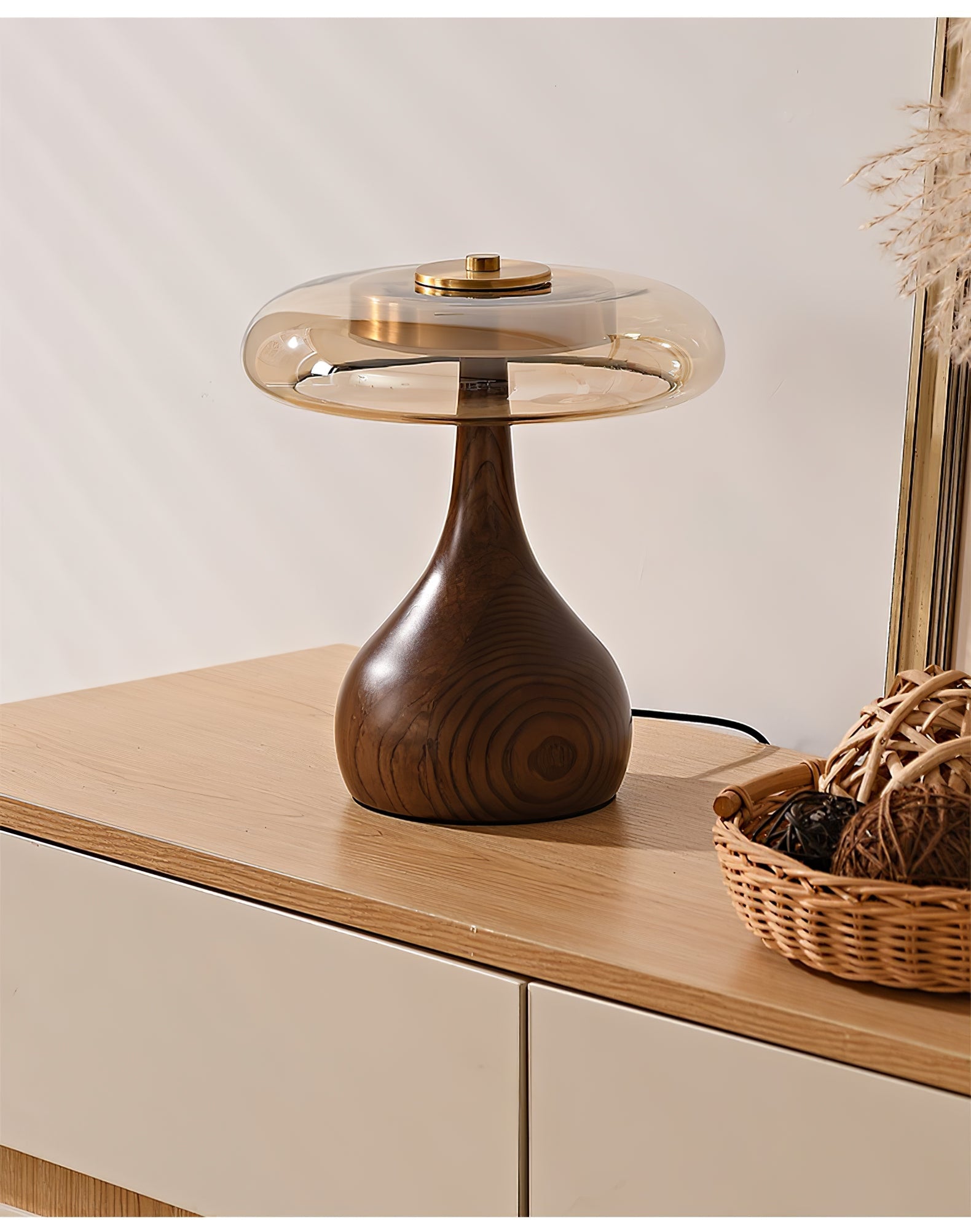 Marble Sphere Accent Table Lamp