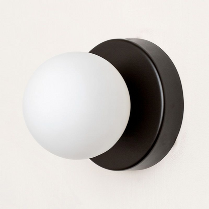 Glass Dome LED Wall Light