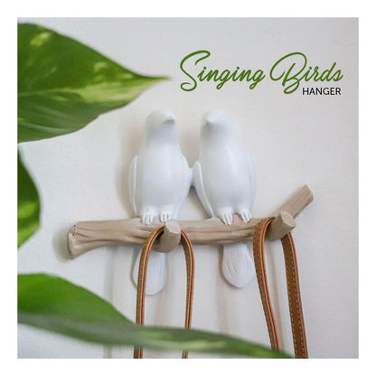 Bird Resin Wall Coat Rack
