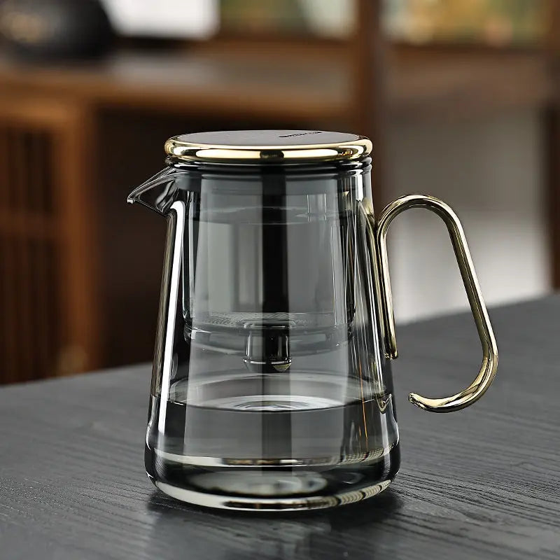 Magnetic Lid Glass Teapot