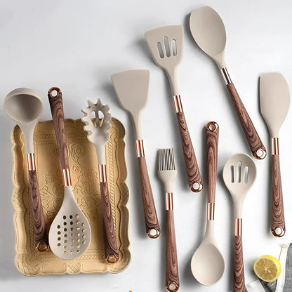 Stainless Steel Kitchen Utensils | 10 Piece Cooking Set