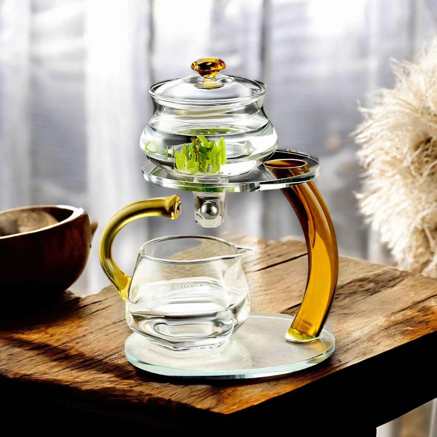 Magnetic Infuser Glass Teapot