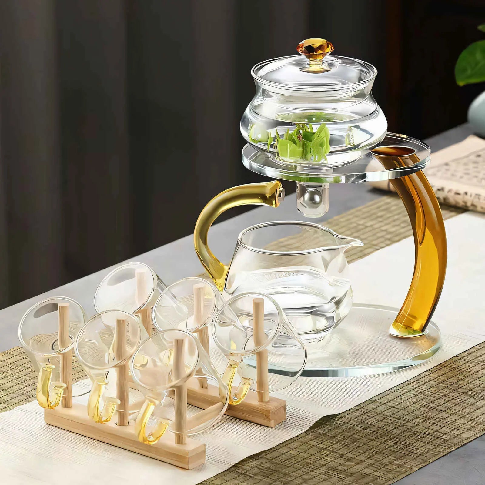 Magnetic Infuser Glass Teapot