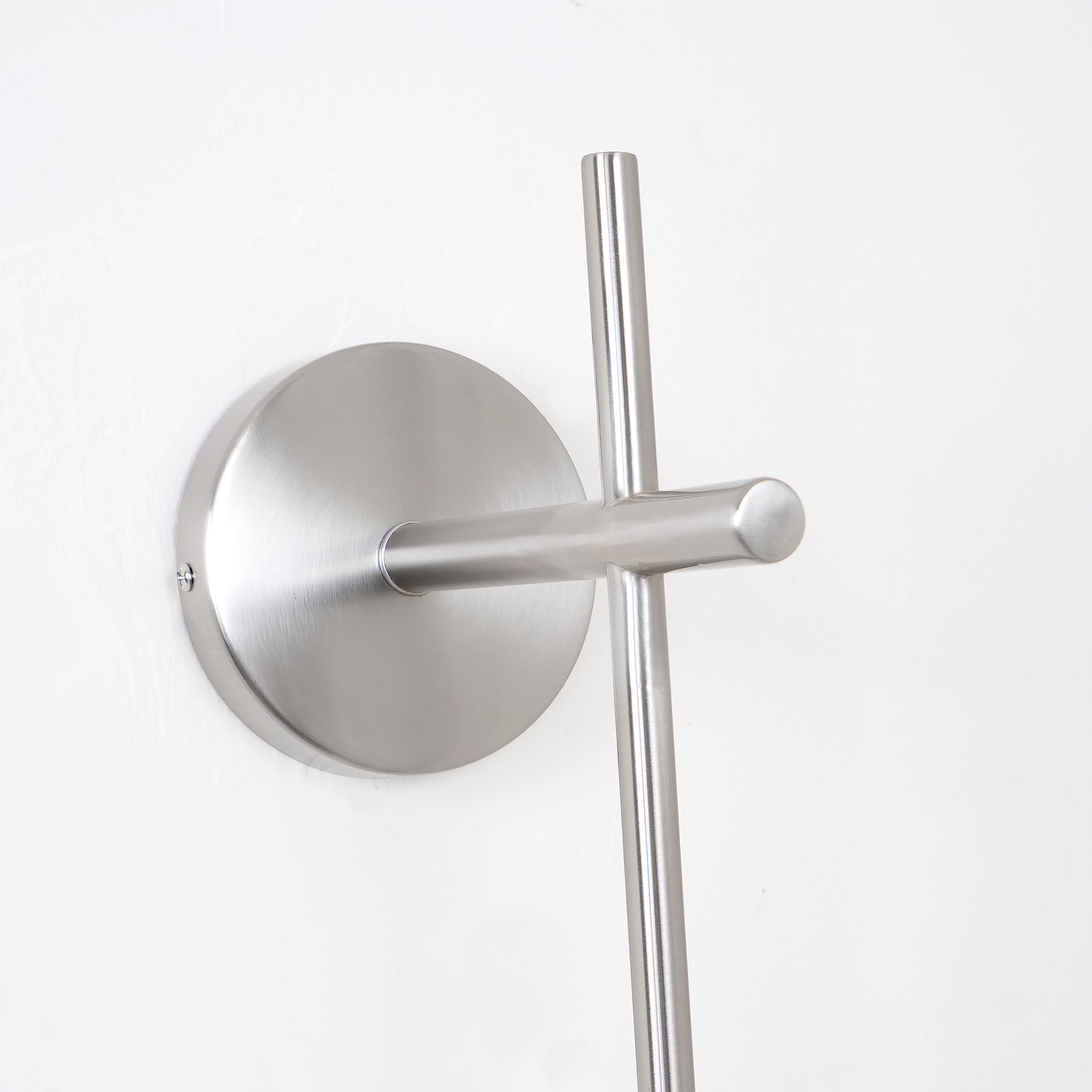 Vertical Wall Light | Dual Frosted Globes Linear Sconce Fixture