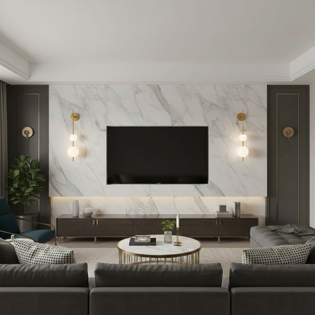 Vertical Wall Light | Dual Frosted Globes Linear Sconce Fixture