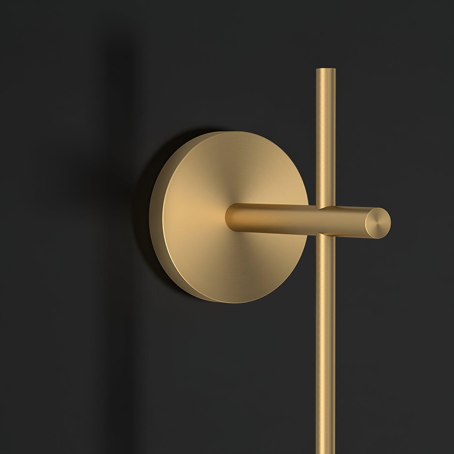 Vertical Wall Light | Dual Frosted Globes Linear Sconce Fixture